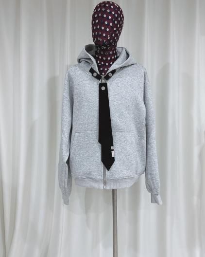 ArguE CulturE Detachable Tie Rhinestone Hoodie 塼㡼 ǥå֥  饤󥹥ȡաǥ
