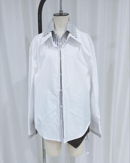 ArguE CulturE Stripe Rayered Shirts 塼㡼 ȥ饤ץ쥤䡼ɥ