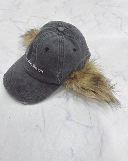Ear Fur BASEBALL CAP ե ١ܡ å
