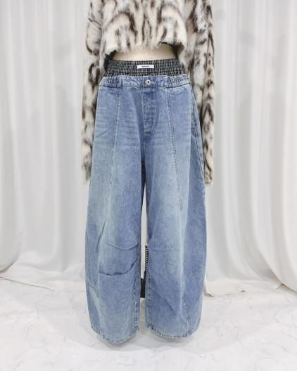 WARDEN EDGE  ELASTIC WIDELEG DENIM ǥ å 饹ƥå 磻 å ǥ˥ 