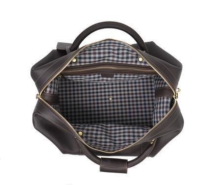 GHURKA No.96キャバリアー I グルカ バッグ Cavalier I No. 96 | Vintage Chestnut Leather Duffle Bag