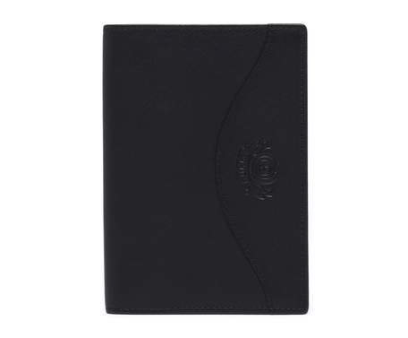 「Ghurka グルカ / PASSPORT CASE No. 155 (パスポートケース No. 155) / Black Leather -  GHURKA-Style」