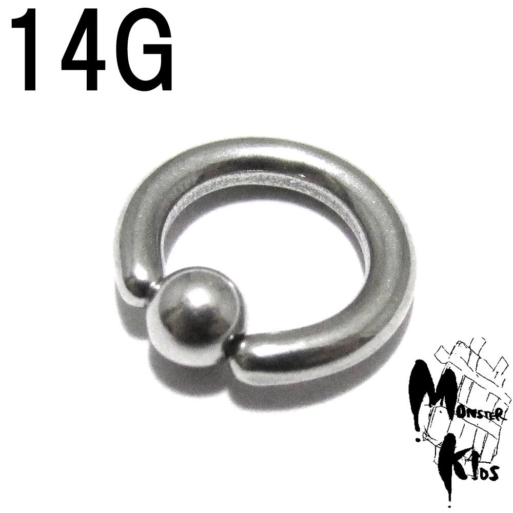 ܥǥԥ 3mmޥܡ륵륹ƥ쥹ӡ󥰡14G/6mm/ܡ3mmBCR / CBR BCR-M-14G