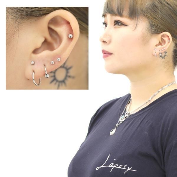 ピアス 純チタンスタッドピアス 十字架 小｜leger レジエ SP010pair