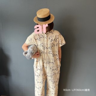 [ Special SALE 3500 ] arkakama 22SS / SHIRT Jumpsuit  ( Hippo )