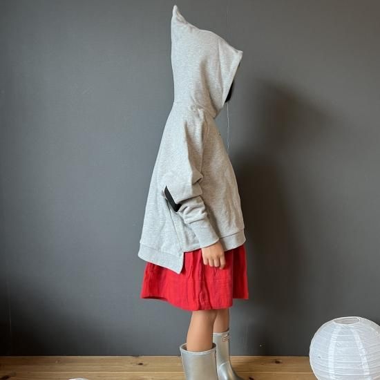 arkakama アルカカマ　大人　レディース　トンガリ　フーディ　パーカー 40%OFF ] arkakama 23aw : H.TONGARI (MISTY GREY