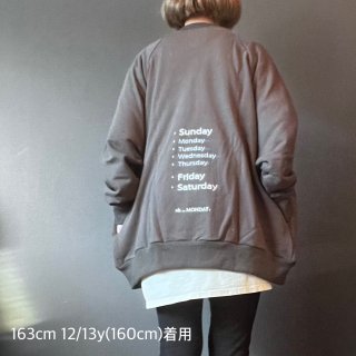 <img class='new_mark_img1' src='https://img.shop-pro.jp/img/new/icons14.gif' style='border:none;display:inline;margin:0px;padding:0px;width:auto;' />TuNO 22AW  :  裏毛 ROUND Jacket (D.CHARCOAL)