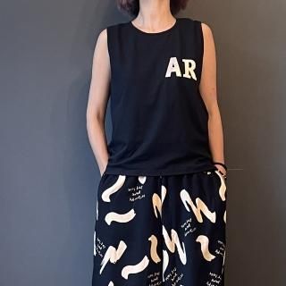 <img class='new_mark_img1' src='https://img.shop-pro.jp/img/new/icons16.gif' style='border:none;display:inline;margin:0px;padding:0px;width:auto;' />[ SALE 30%OFF ]  [ Ladies' ]  arkakama 24SS / AR  WIDE  TankTop(BLACK)  