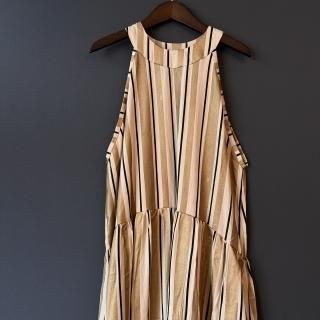 <img class='new_mark_img1' src='https://img.shop-pro.jp/img/new/icons16.gif' style='border:none;display:inline;margin:0px;padding:0px;width:auto;' />[ SALE 30%OFF ]   [ Ladie's ]     arkakama 24SS /  RAYON Vacation DRESS ( 2stripe)