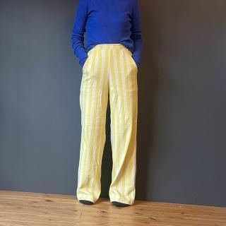 <img class='new_mark_img1' src='https://img.shop-pro.jp/img/new/icons14.gif' style='border:none;display:inline;margin:0px;padding:0px;width:auto;' />[ Ladies' ] arkakama spring'25  : SPD S PANTS ( CIRCUS/S.IVORY x LEMON )