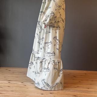 <img class='new_mark_img1' src='https://img.shop-pro.jp/img/new/icons16.gif' style='border:none;display:inline;margin:0px;padding:0px;width:auto;' />[[ SALE 20%OFF ]   Ladies'  ]   arkakama spring'25 ;  VIS DRESS (woodsman) 
