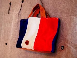 suedo tote bag S (toricolore)