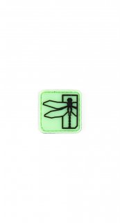 1” DRAGONFLY PATCH GLOW IN THE DARK 