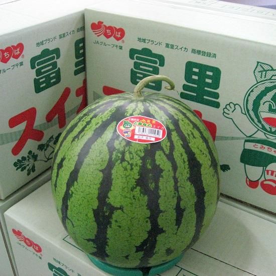 全国屈指の名産地 富里スイカ１玉 ちばの恵み 千葉の名産 特産品 伝統的工芸品を通販でお取り寄せ