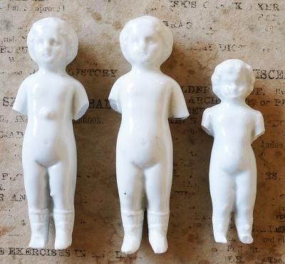 フローズン・シャーロット（3体セット）f／ドイツ製1890年頃 - Guignol