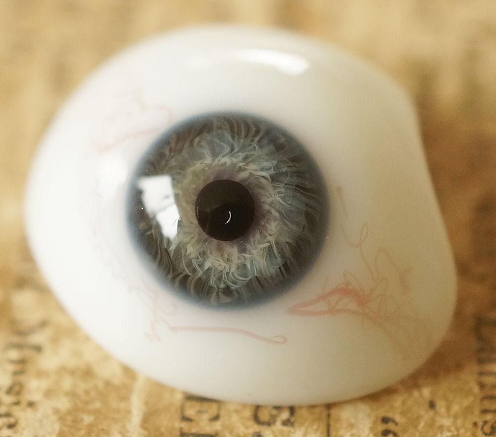 アンティーク・義眼(ドイツ・ラウシャ製/1890年頃)傷あり - Guignol