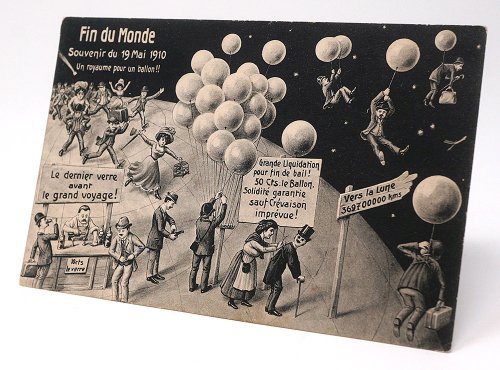 ハレー彗星 「世界の終わり」ポストカード