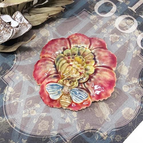 極楽花ブローチ グラデカラー Guignol ギニョール Web Shop