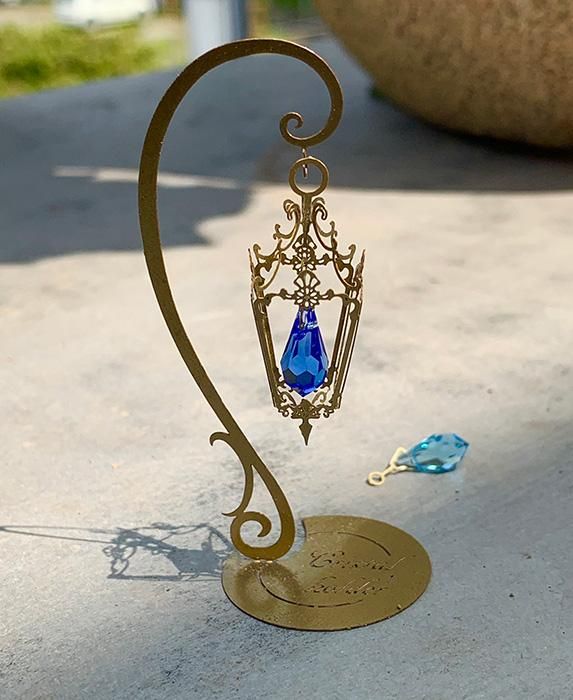 アンティーク型ランプのCrystal holder 完成品（Sサイズ