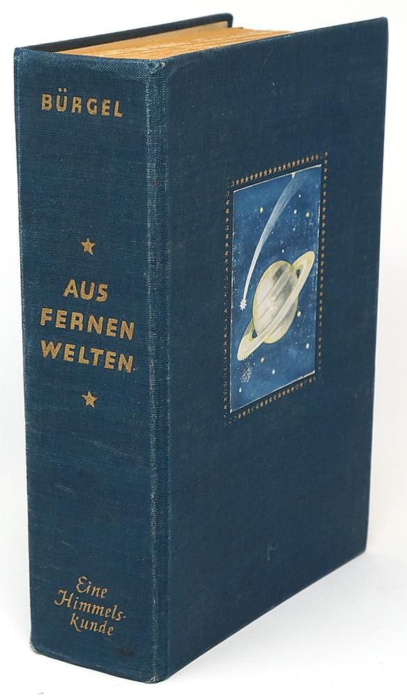 天文古書「遠い世界から Aus fernen Welten」ドイツ 1939年 Aus fernen Welten（遠い世界から）」／ドイツ・1939年