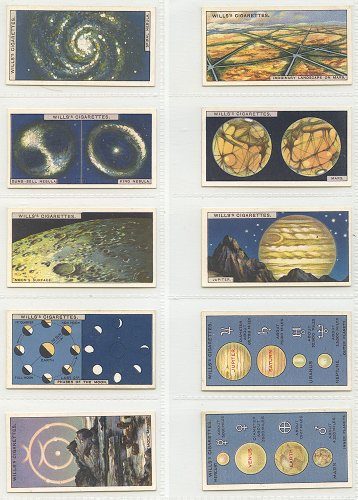 シガレットカード「ROMANCE OF THE HEAVENS」10枚セット／イギリス1928年
