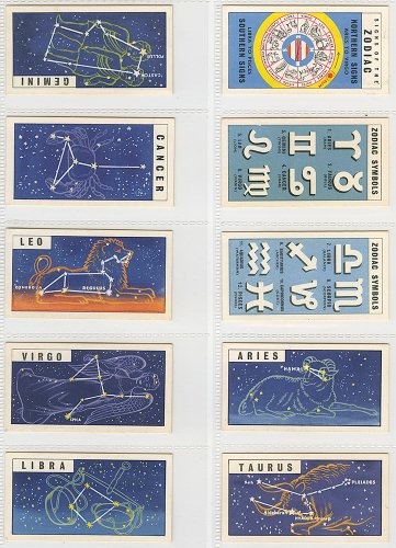 ティ・カード「OUT INTO SPACE」10枚セット／イギリス1958年