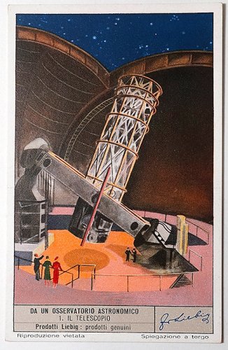 天文学カード（1952年／イタリア製）