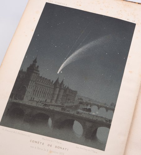 天文古書「Les Comètes」彗星／フランス1875年