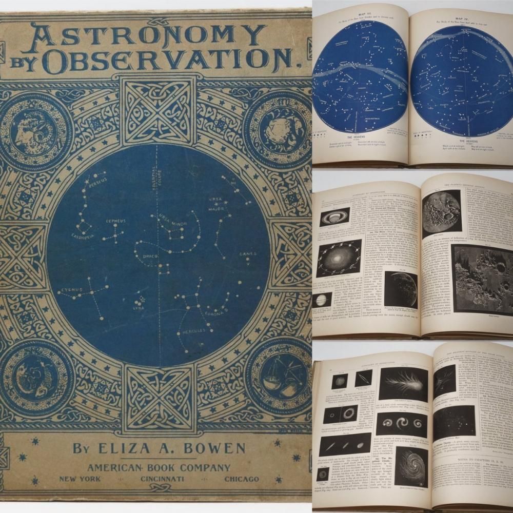 天文古書「ASTRONOMY BY OBSERVATION」(アメリカ1890年 天文古書「ASTRONOMY BY OBSERVATION」(アメリカ1890年