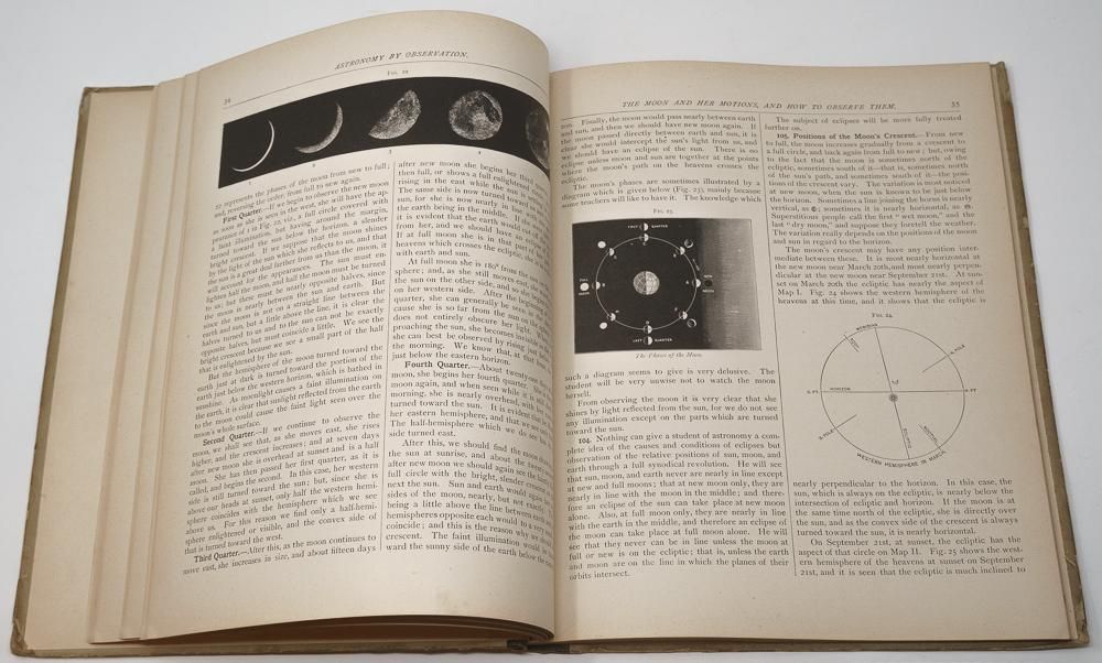 天文古書「ASTRONOMY BY OBSERVATION」(アメリカ1890年 天文古書「ASTRONOMY BY OBSERVATION」(アメリカ1890年