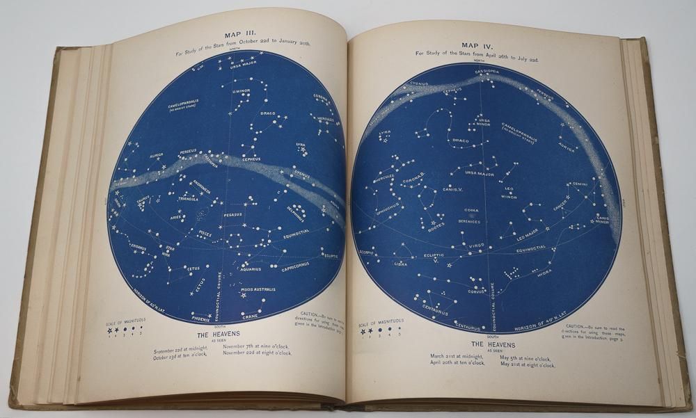 天文古書「ASTRONOMY BY OBSERVATION」（アメリカ1890年