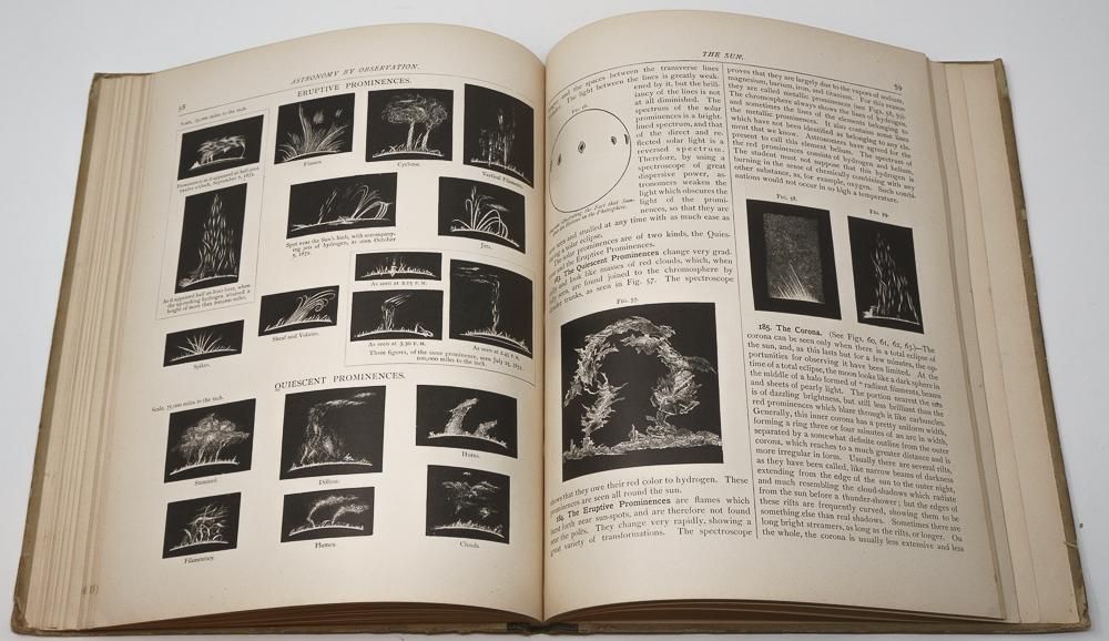 天文古書「ASTRONOMY BY OBSERVATION」（アメリカ1890年