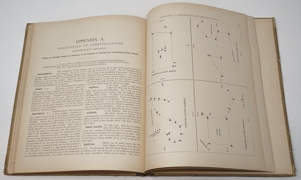 天文古書「ASTRONOMY BY OBSERVATION」(アメリカ1890年 天文古書「ASTRONOMY BY OBSERVATION」(アメリカ1890年