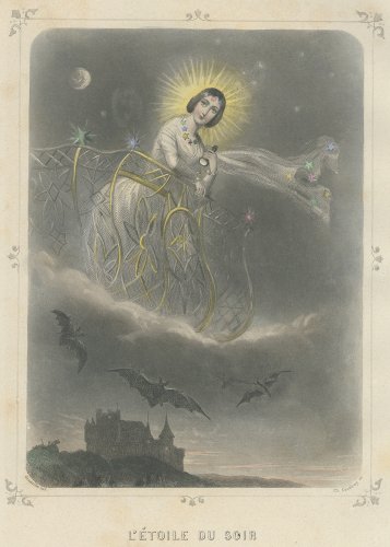 J・J・グランヴィル 「Les Étoiles（星々）」  J.J. GRANDVILLE （フランス1849年）