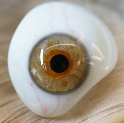 [B・左]アンティーク義眼（ドイツ1890年頃・ラウシャ製）