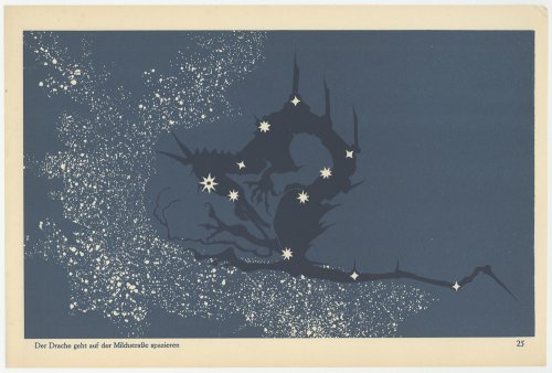 「太陽・月・星」リトグラフ（ドイツ1925年）