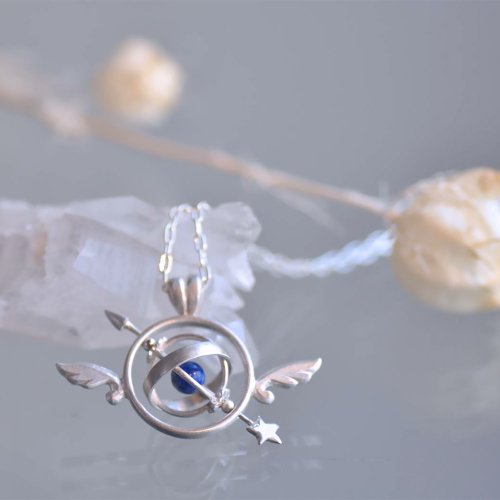 silverjewelry　翼のある天球儀ペンダント　弐号/天使匣（10月6日21時より販売）