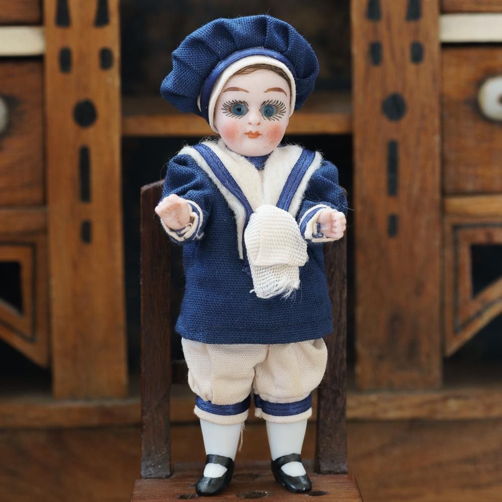 ベストセラー セーラー服の男の子ビスクドール（ドイツ） - Guignol その他
