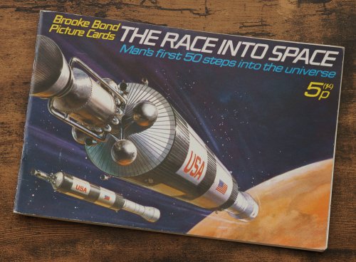 ブルックボンド・ティ カード「THE RACE INTO SPACE」アルバム（イギリス1971年）