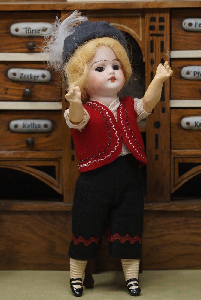 男の子のビスクドール（ドイツ1920年頃） - Guignol [ギニョール