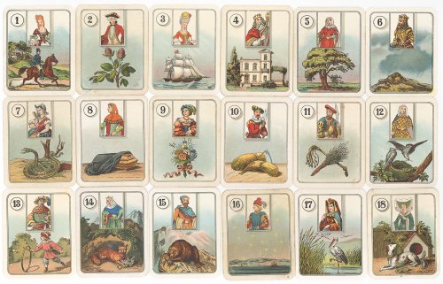 占いシガレット・カード36枚フルセット（イギリス1926年）