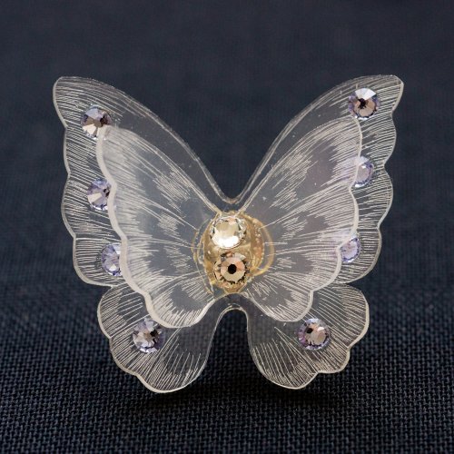 蝶の片耳ピアス（ラベンダー）/airi maeyama