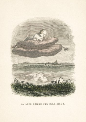 複製図版　J.J.グランヴィル「もう一つの世界」フランス1844年