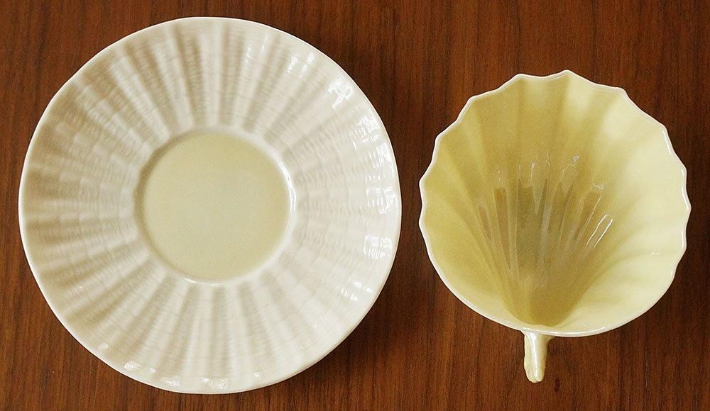 belleek　ベリーク　ネプチューン　ヴィンテージ　カップ＆ソーサー ○po-22/Belleek ベリーク カップ＆ソーサー「ネプチューン