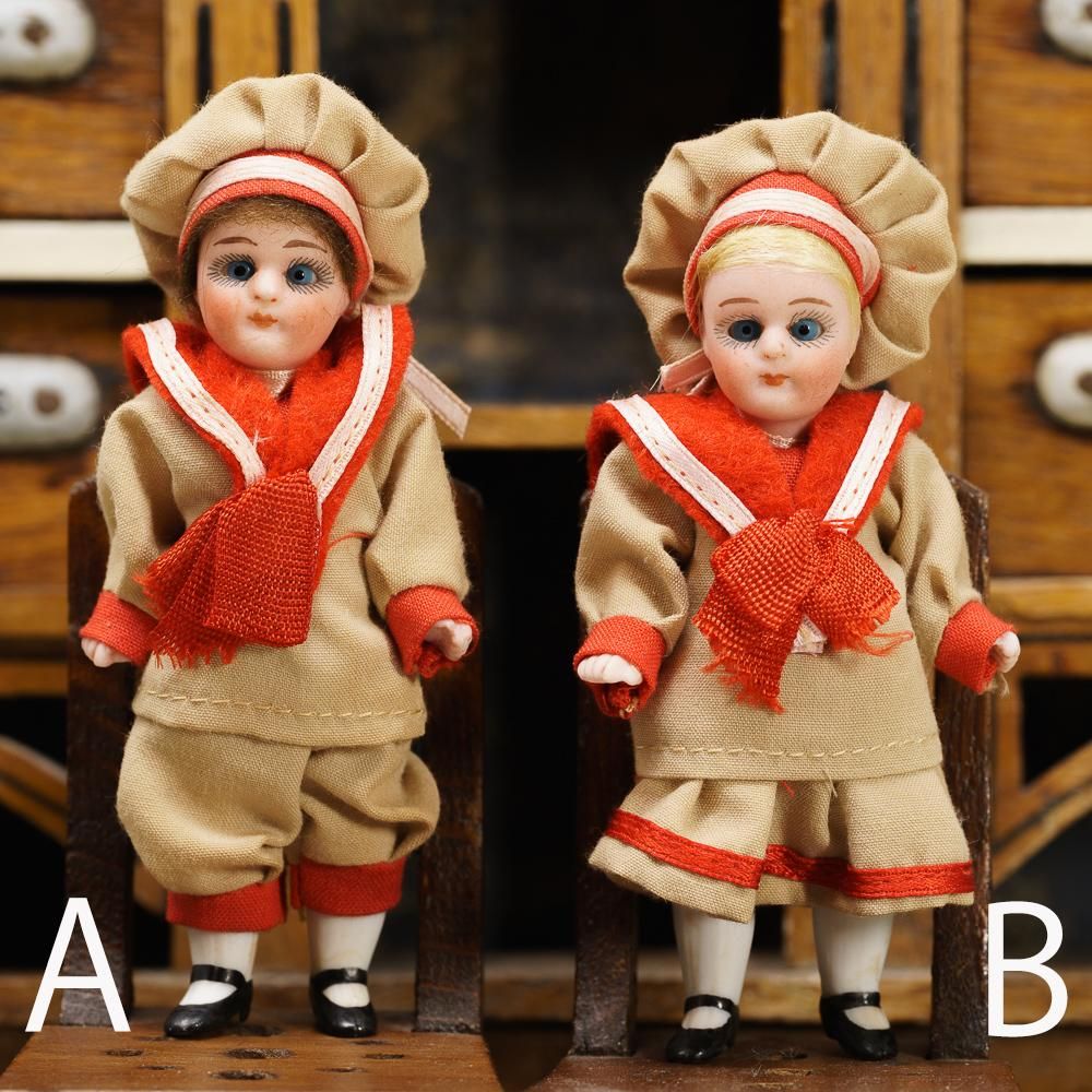 セーラー服の男の子・ビスクドールA（ドイツ） - Guignol