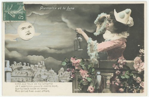 ピエレットと月のポストカード