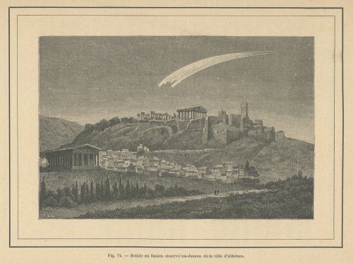天文図版（フランス1880年頃）