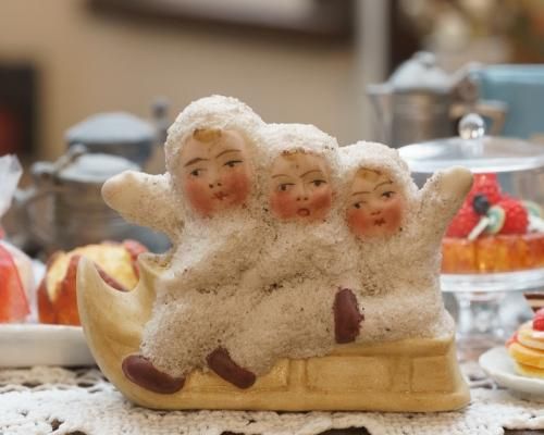 アンティーク Germany スノーベイビー 雪の子人形 1930 ビスクドール