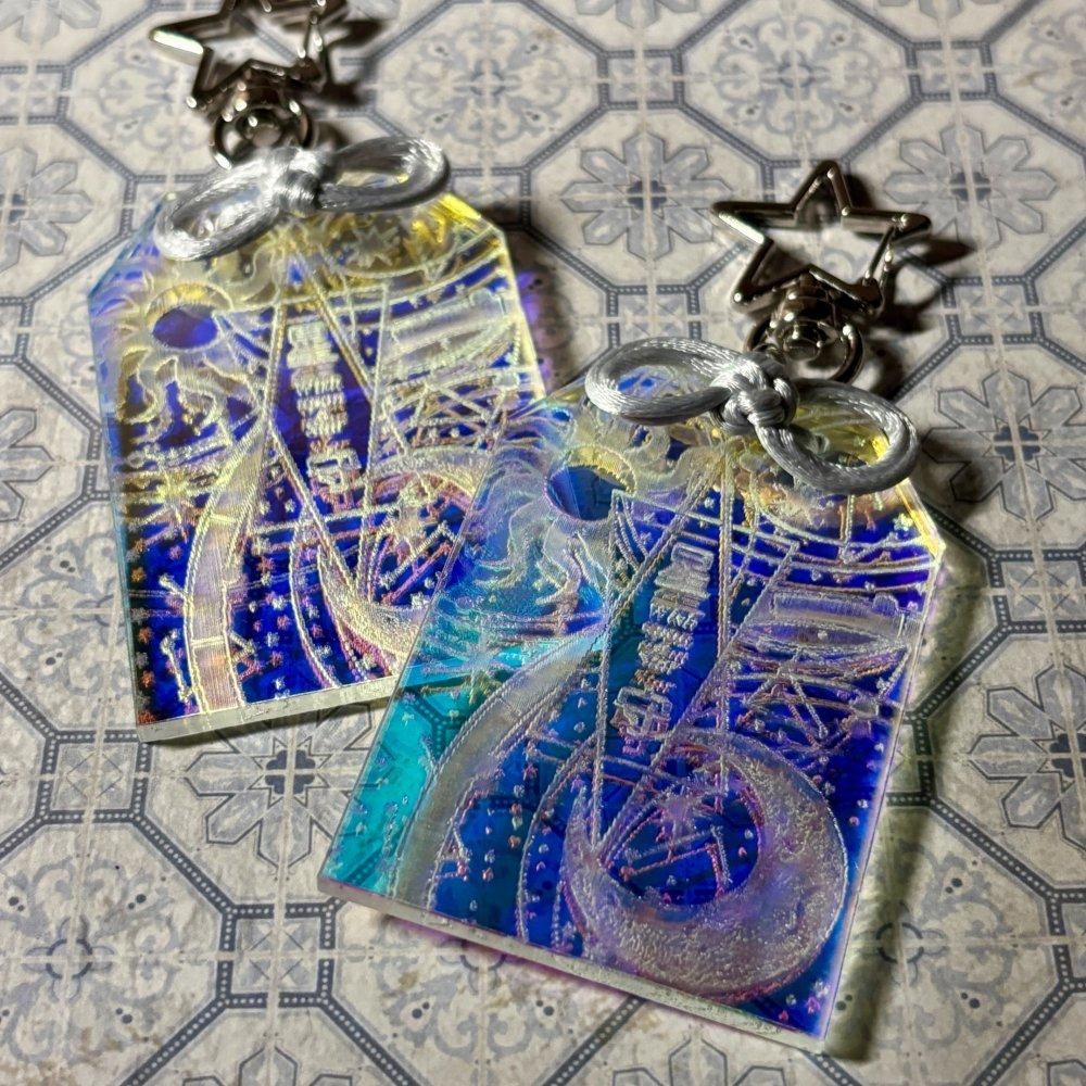 宮守文学 パリィ CDサイン入り アクリルキーホルダー 生活フォーエバー』短歌キーホルダー / 寺井奈緒美 ON READING