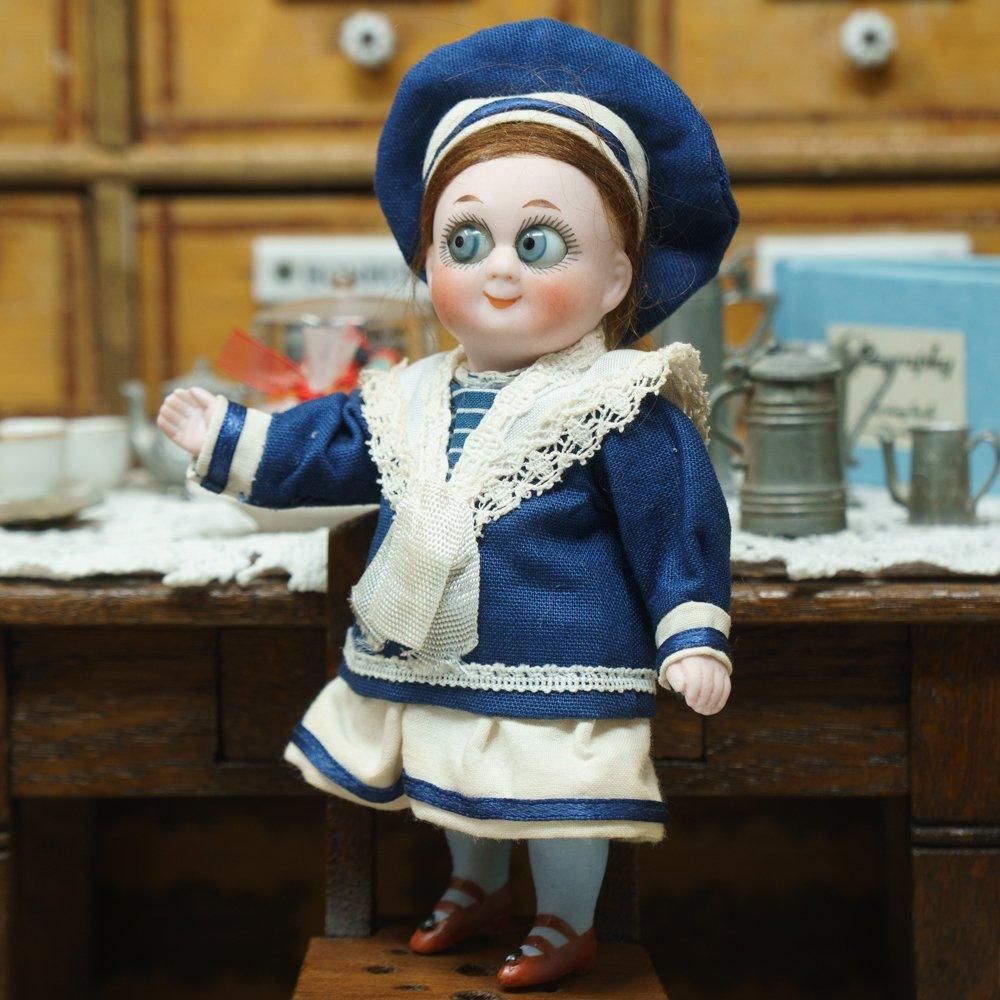 信頼への信頼 グーグリーのセーラーちゃん・ビスクドール（ドイツ） - Guignol アンティーク雑貨